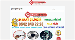 Desktop Screenshot of cilingirsepeti.com