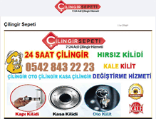 Tablet Screenshot of cilingirsepeti.com